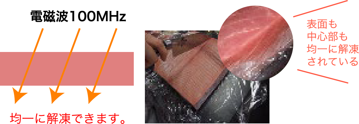 均一解凍の図示